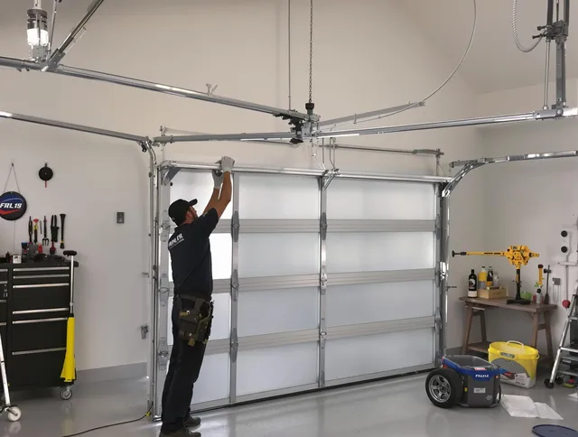 North Haven Garage Door Repair certified team performing precision garage door installation in North Haven