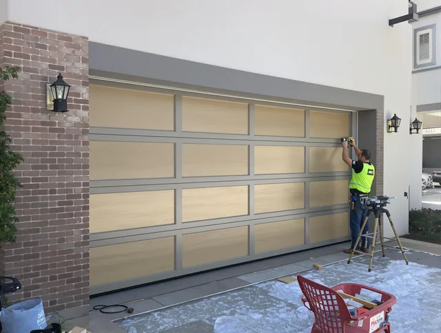 Garage door replacement service by North Haven Garage Door Repair in North Haven