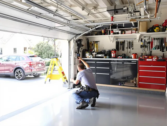 Local garage door repair service by North Haven Garage Door Repair in North Haven