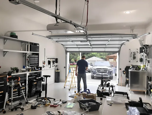 Garage door opener installation by North Haven Garage Door Repair in North Haven