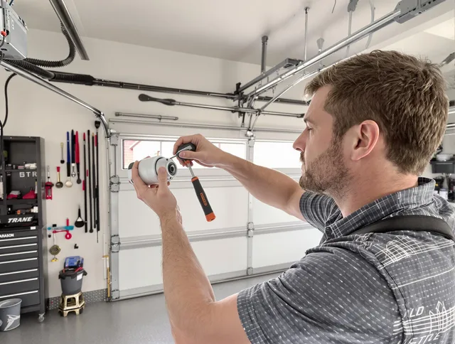 Garage door opener repair service by North Haven Garage Door Repair in North Haven