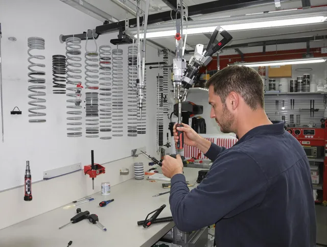 North Haven Garage Door Repair safety certified technician performing precision spring replacement in North Haven
